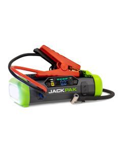 JackPak Ultra 2500A 4-in-1 portable car battery jump starter
